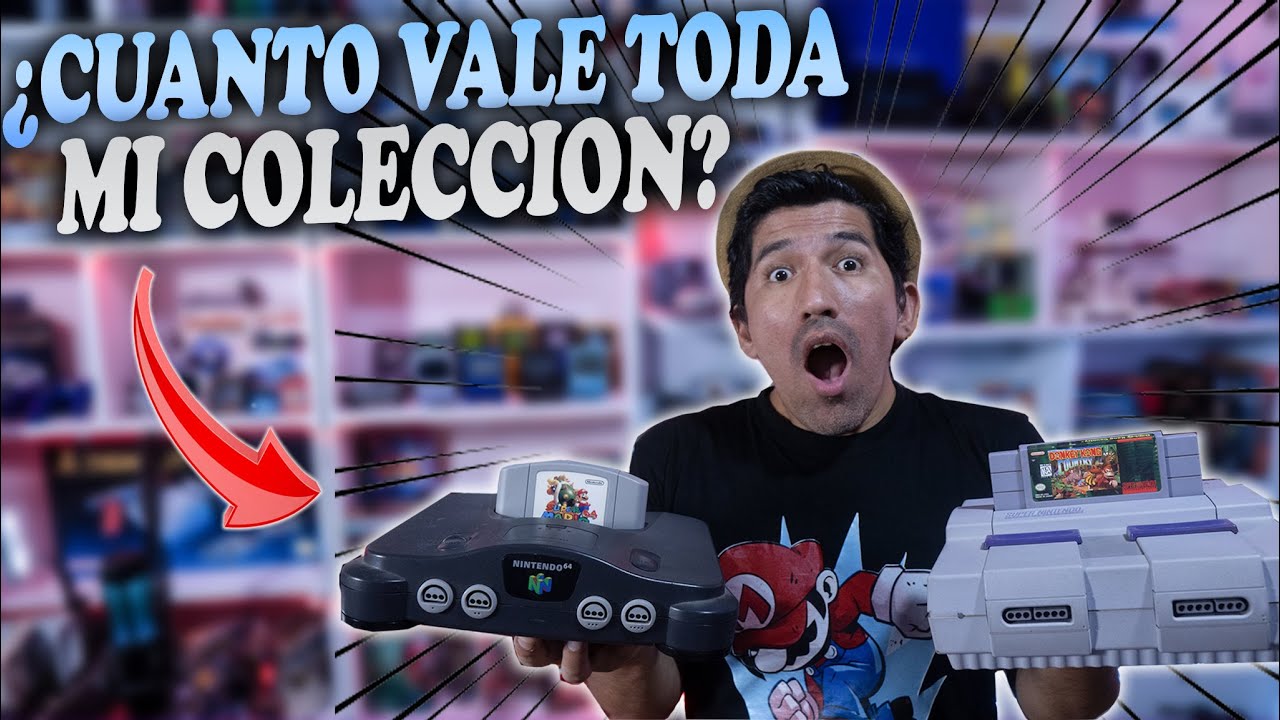 ¿CUANTO VALE MI COLECCION DE VIDEOJUEGOS? I  GAME ROOM TOUR 2023