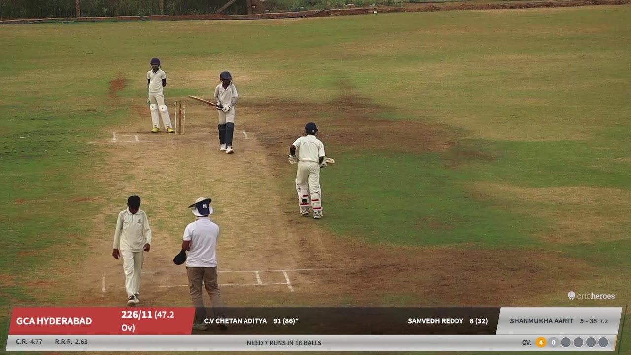 GCA HYDDRABAD VS ADARSH XI