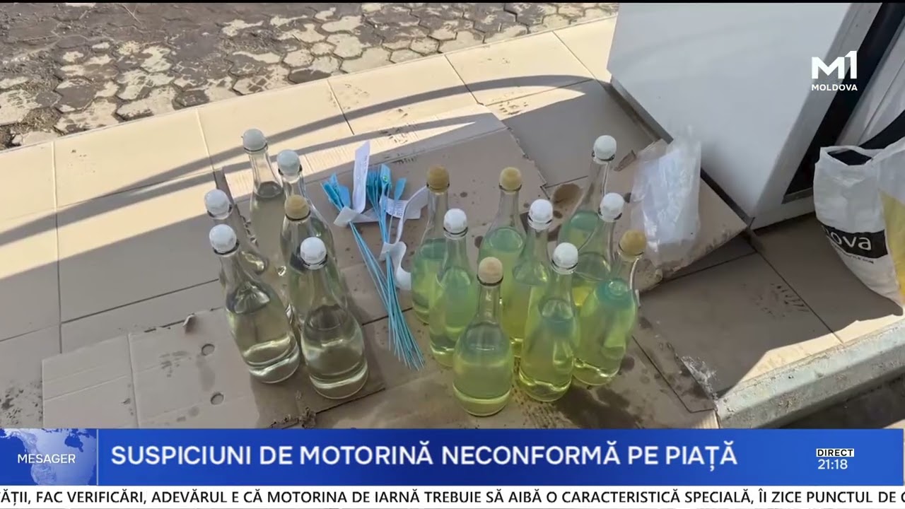 Un lot de motorină de calitate îndoielnică, comercializat în R. Moldova.