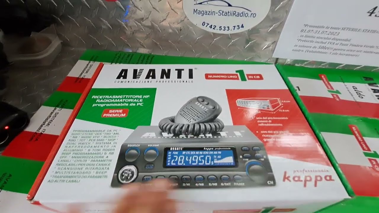 Statie Radio CB Avanti KAPPA 2023 PRO - Prezentare/Unboxing statie by Magazin Statii Radio