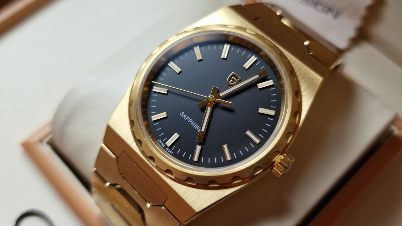 This Ultra-Slim Watch Surprised Me - UNBOXING PAGANI DESIGN PD-YS020 GOLD WITH BLACK DIAL #watch 