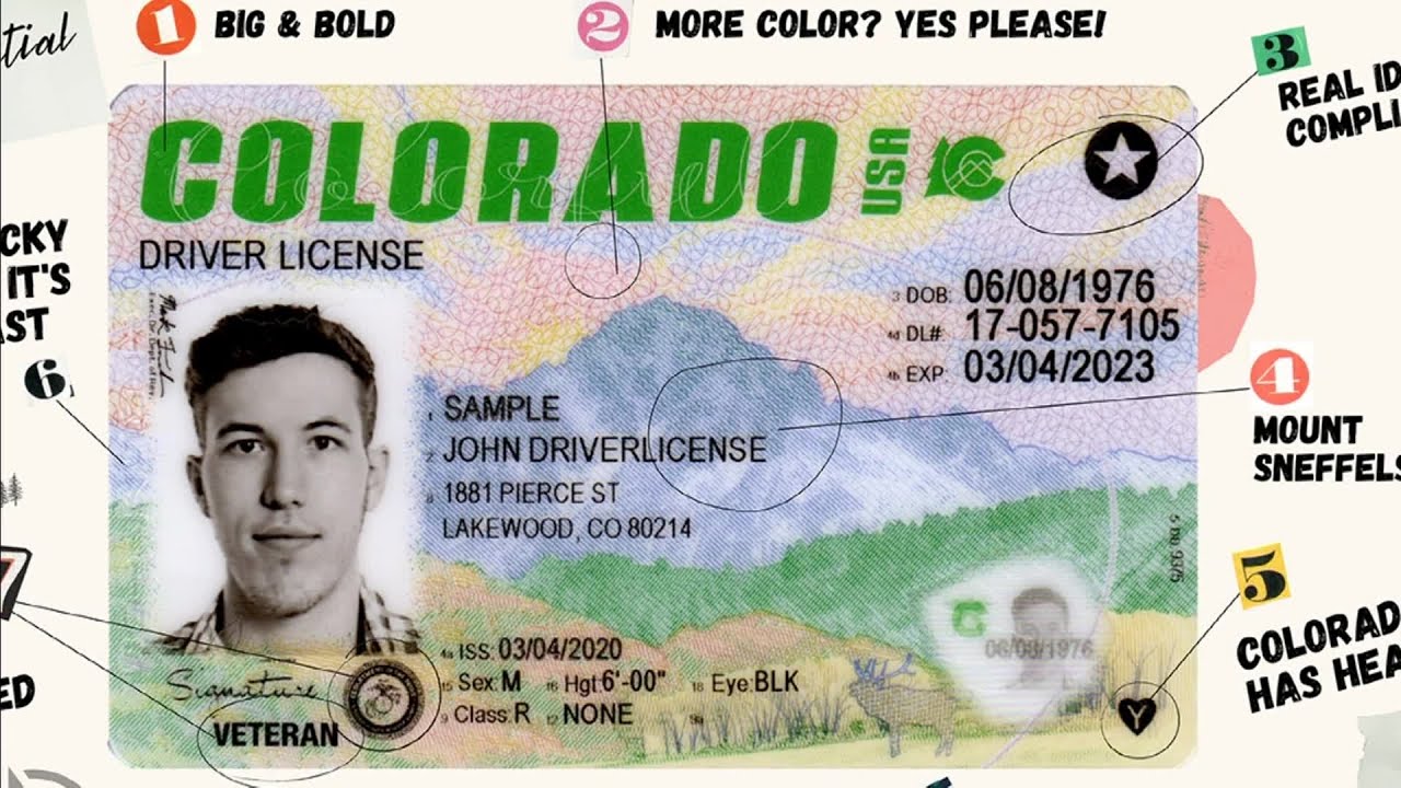 Gov. Jared Polis Reveals New Look For Colorado Driver License, ID Cards