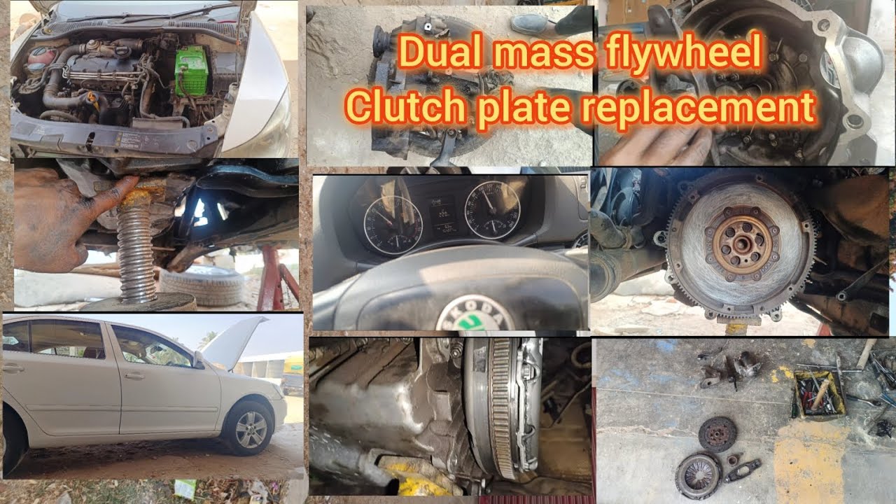 Skoda Laura Dual Mass Flywheel & Clutch Assalam Replacement | 🤔 | Gear box kaise remove Karenge | BS