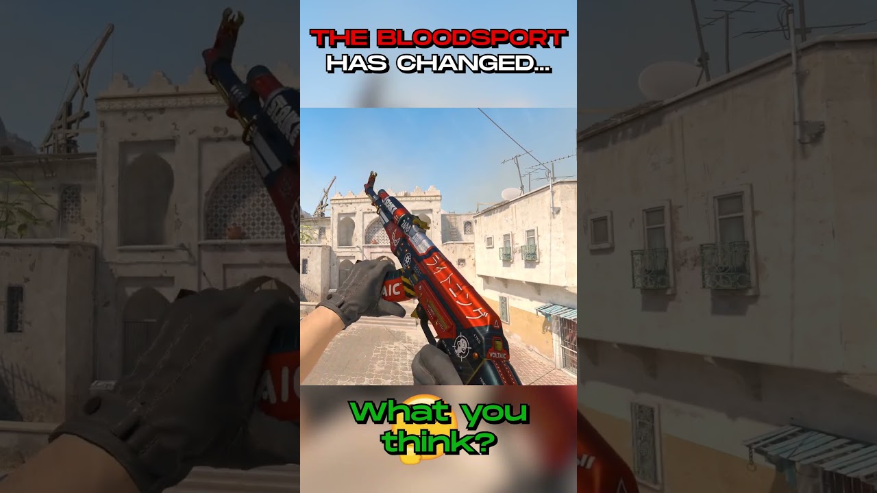 WHAT DID THEY DO TO THE AK-47 BLOODSPORT IN CS2??? 😱🩸