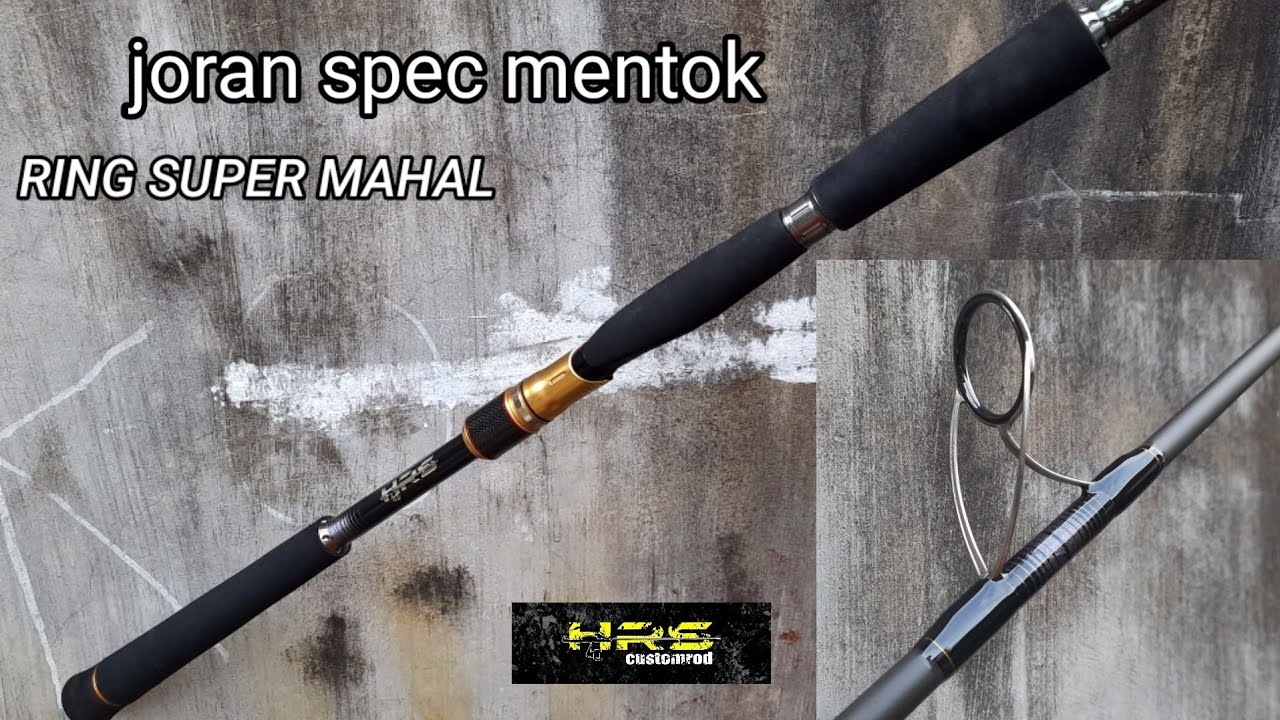 custom rod, joran casting laut spesial tenggiri, super ringan! titanium ring guide. Seasoldier 15-30