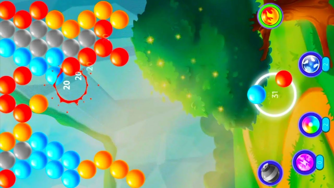 Bubble Shooter Game Level Gameplay | Satisfying Bubble Pop Shots 🔥 | Full 5 Minutes Gameplay
