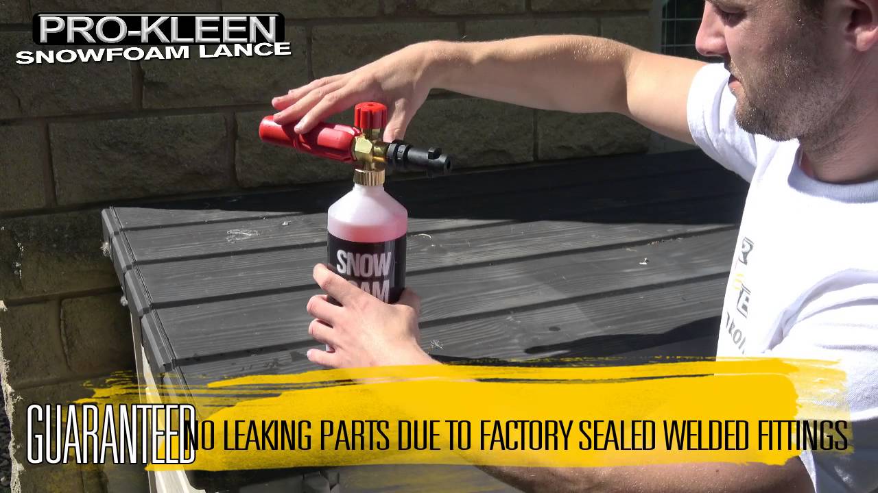 PROKLEEN SNOW FOAM LANCE WITH KARCHER K2 AND K7 POWER WASHERS