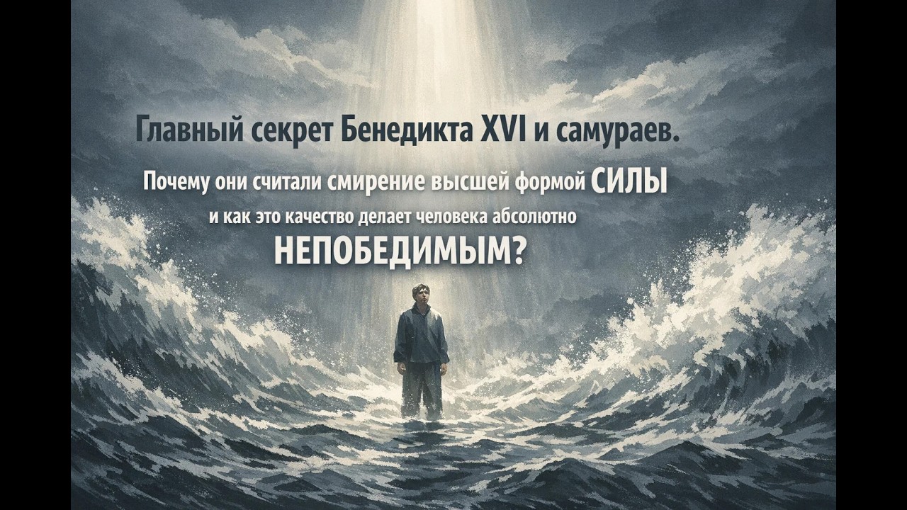 Тайное оружие Бенедикта XVI и самураев: как эта забытая добродетель делает человека непобедимым