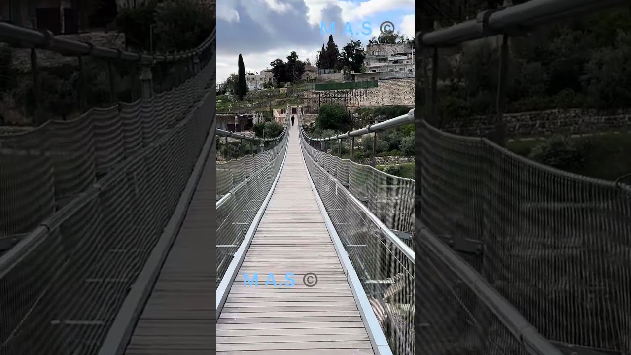 Tour of the Jerusalem Suspension Bridge