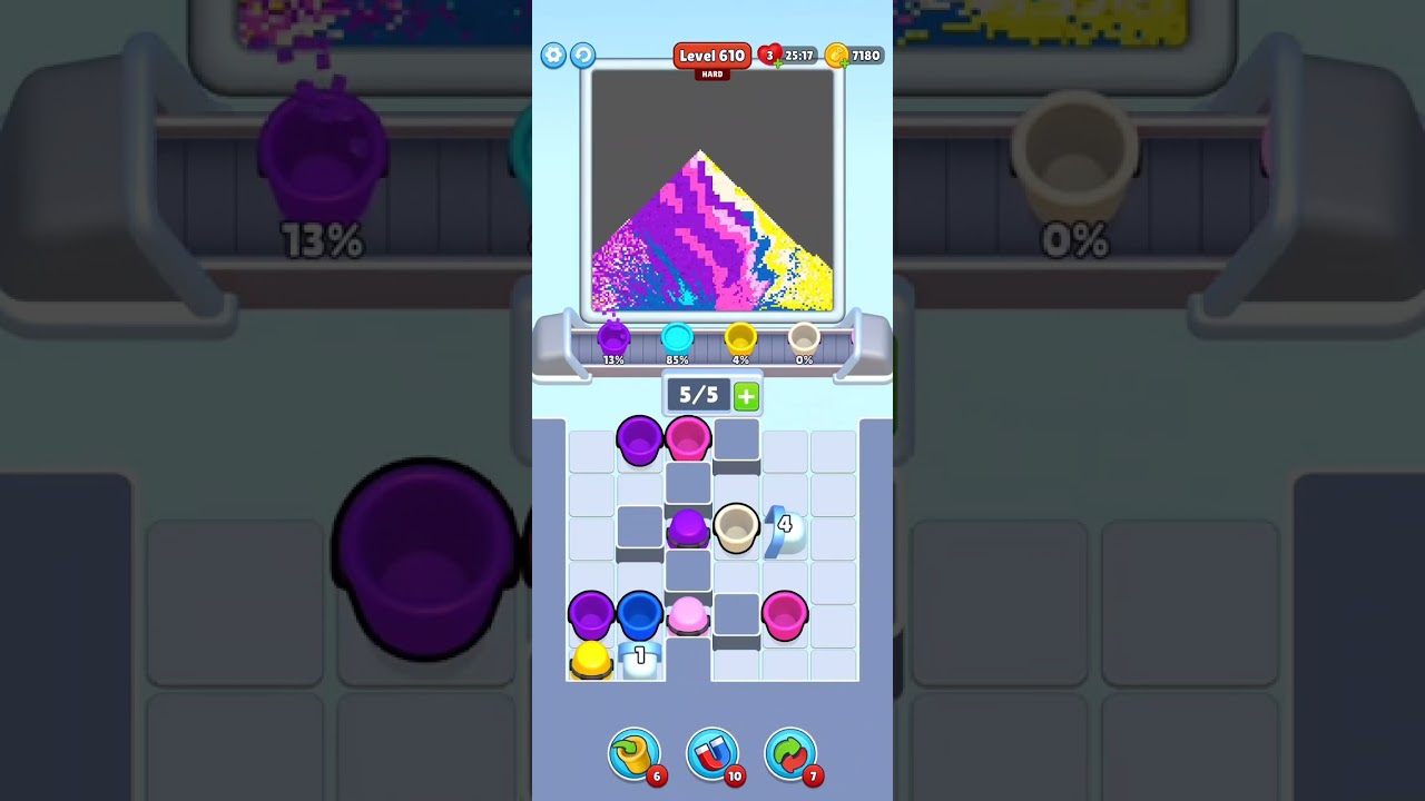Sand Loop hard level 610 walkthrough Solution