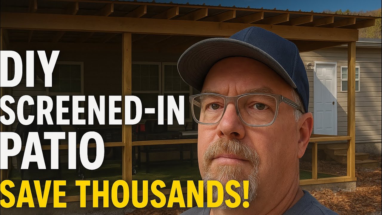 Самодельная застекленная терраса. Часть 3: Как я построил крышу и сэкономил тысячи! 💸💪