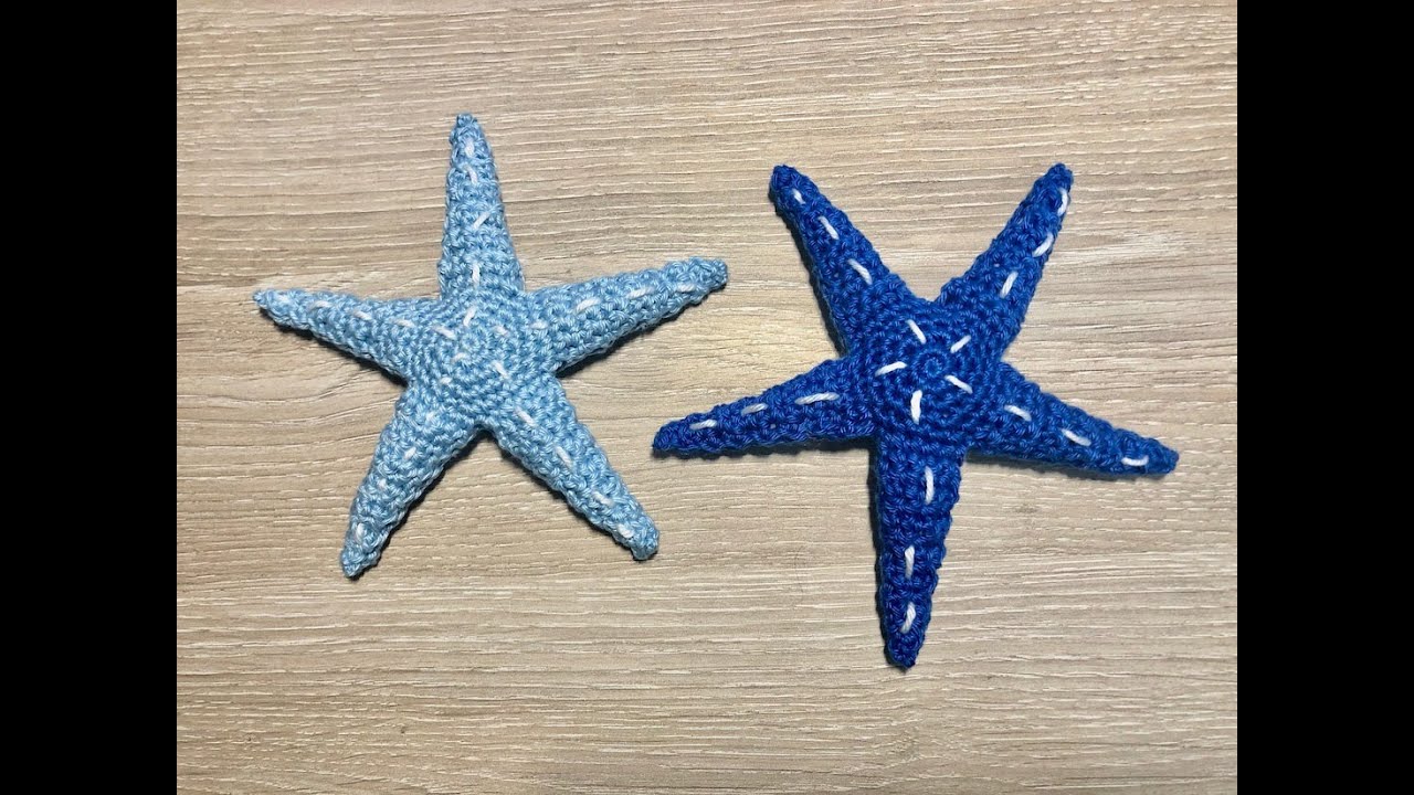 Tuto étoile de mer au crochet