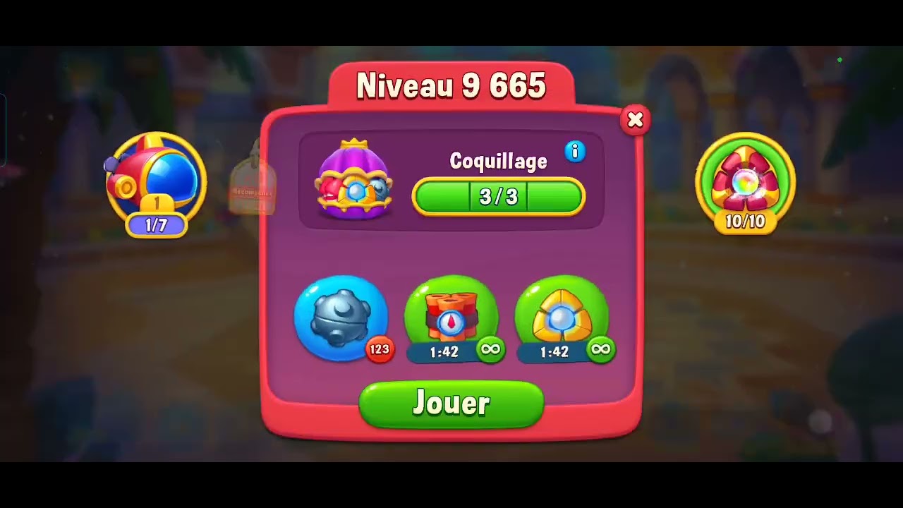 Fishdom level 9657 to 9675 / niveau 9657 au 9675