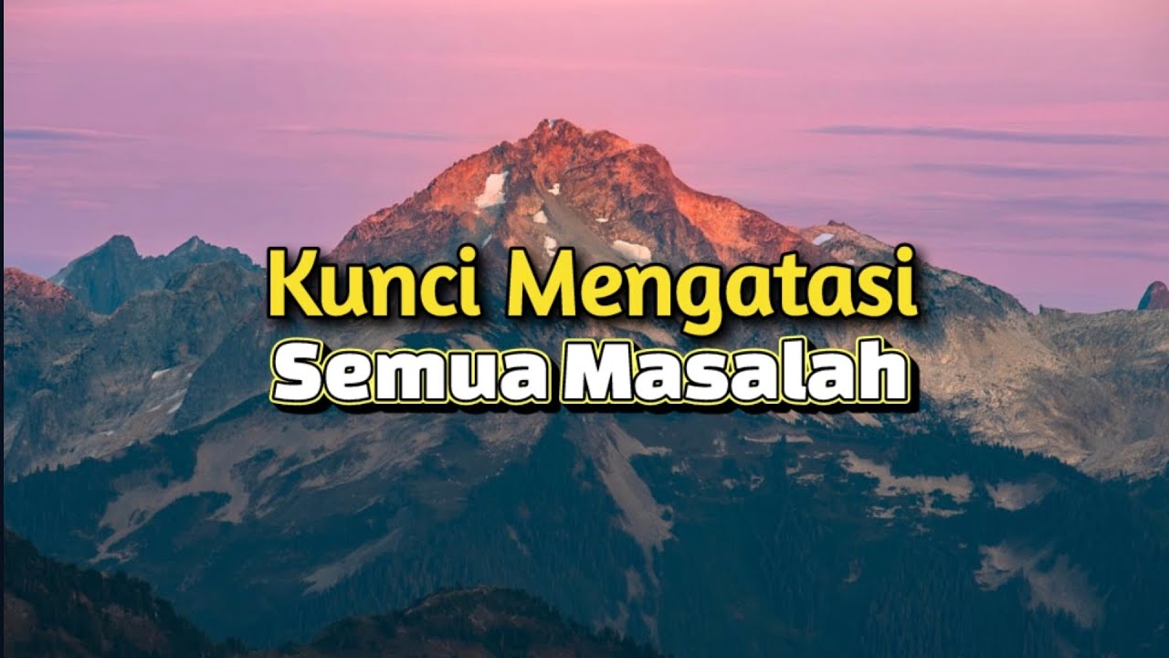 Kunci Menyelesaikan Semua Masalah - Renungan dan Doa Pagi 15 Oktober 2025