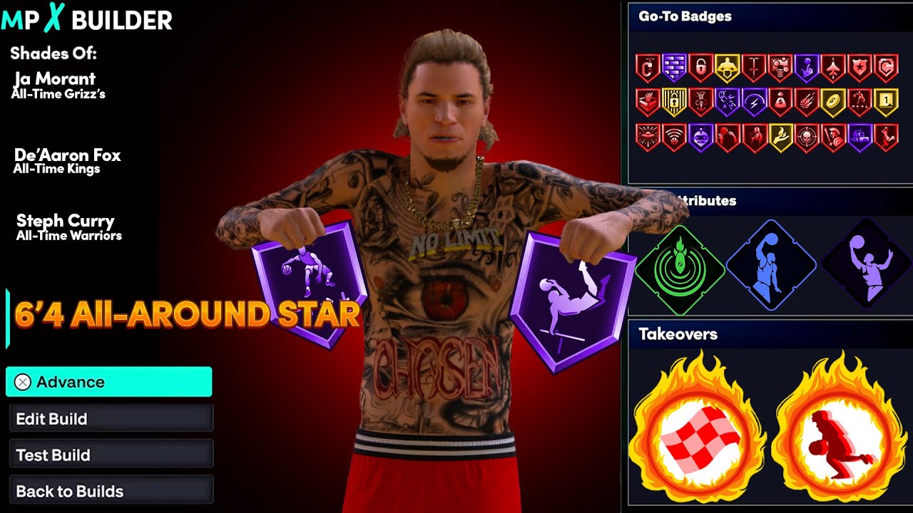 *NEW* UNPATCHABLE 6’4 ALL AROUND STAR BUILD in NBA2K26! SHADES OF CURRY, D FOX & JA MORANT?!
