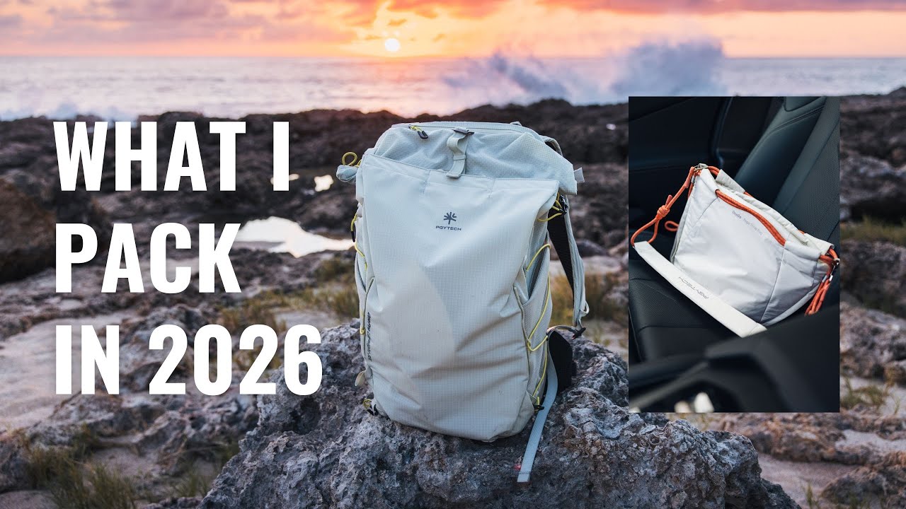 What’s in My Camera Backpack in 2026 | PGYTECH OnePro Ultralight Backpack