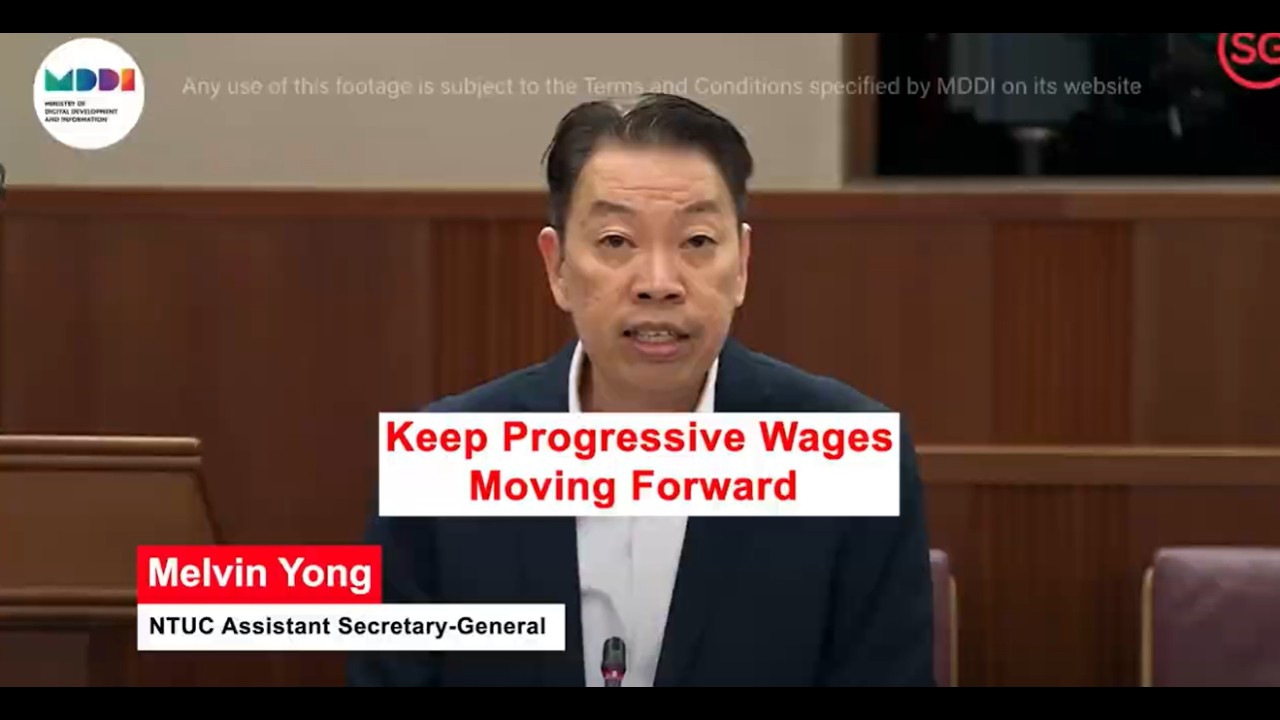 Melvin Yong: Keep Progressive Wages Moving Forward | Budget Debate 2026