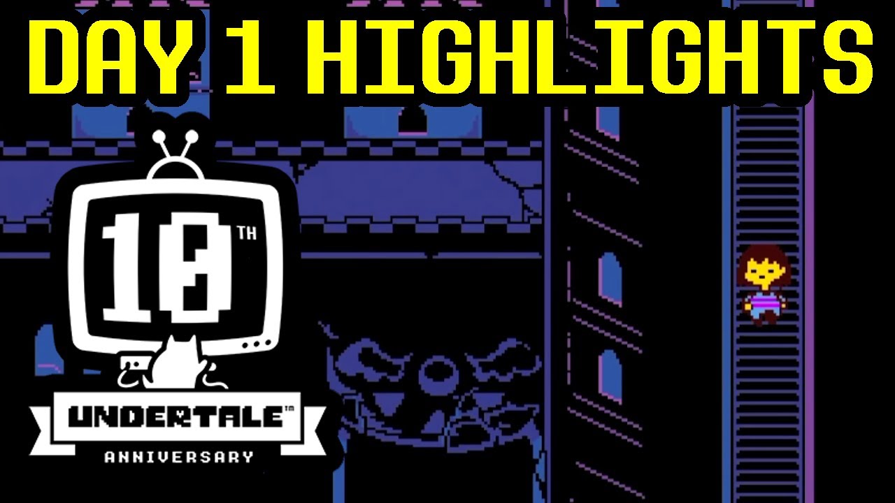 UNDERTALE 10th Anniversary Stream Edit (DAY 1) (w/ Chat Reaction)