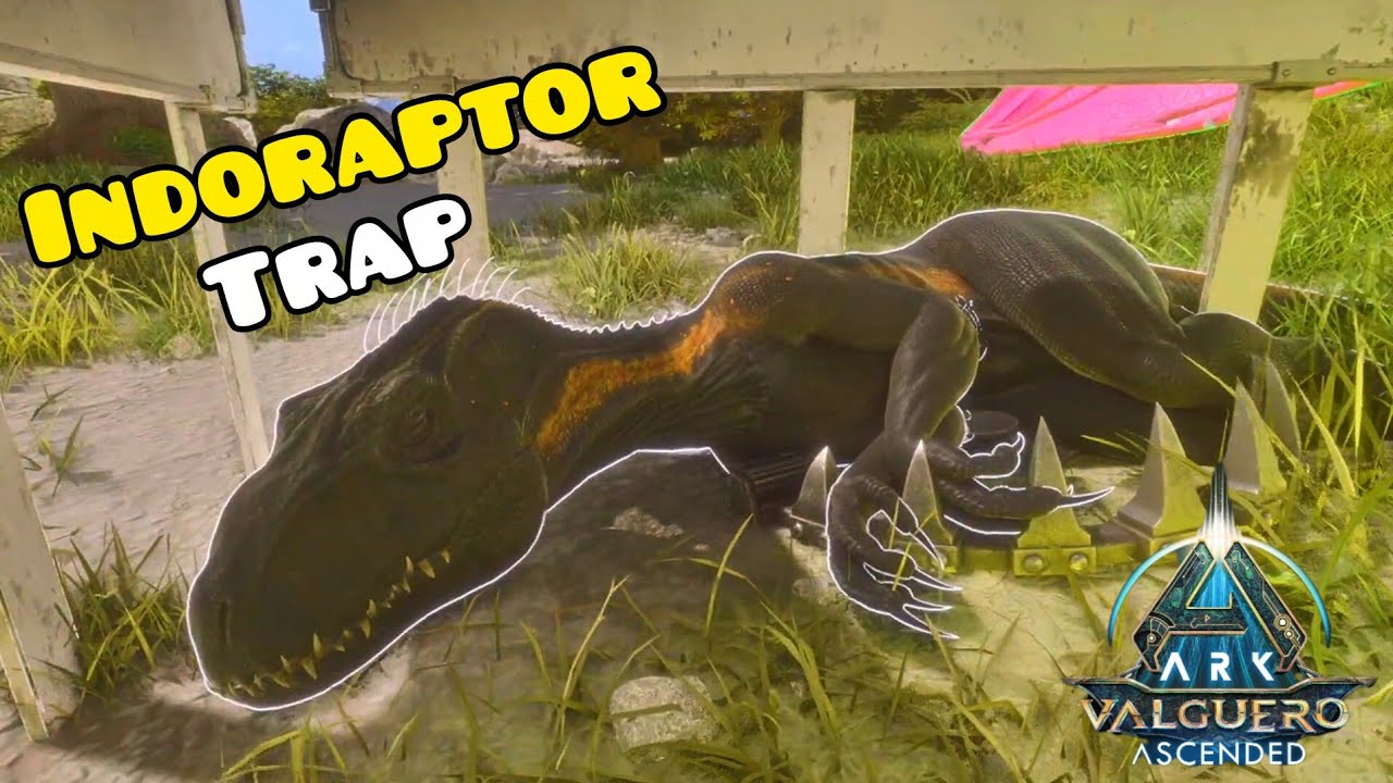 Caçado o temível INDORAPTOR ARK Survival Ascended