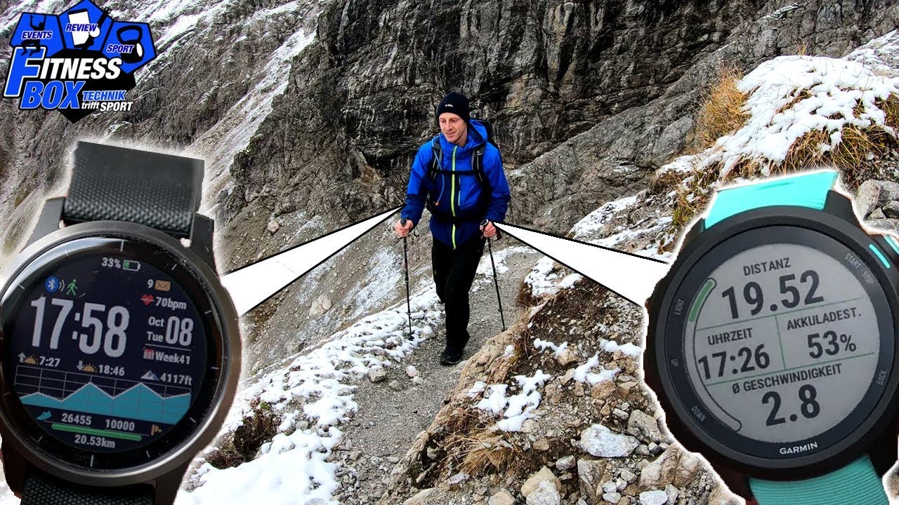 WANDERN mit der Garmin v&iacute;voactive 4 & dem Forerunner 245 - Mit welcher Uhr funktioniert es BESSER?🌲