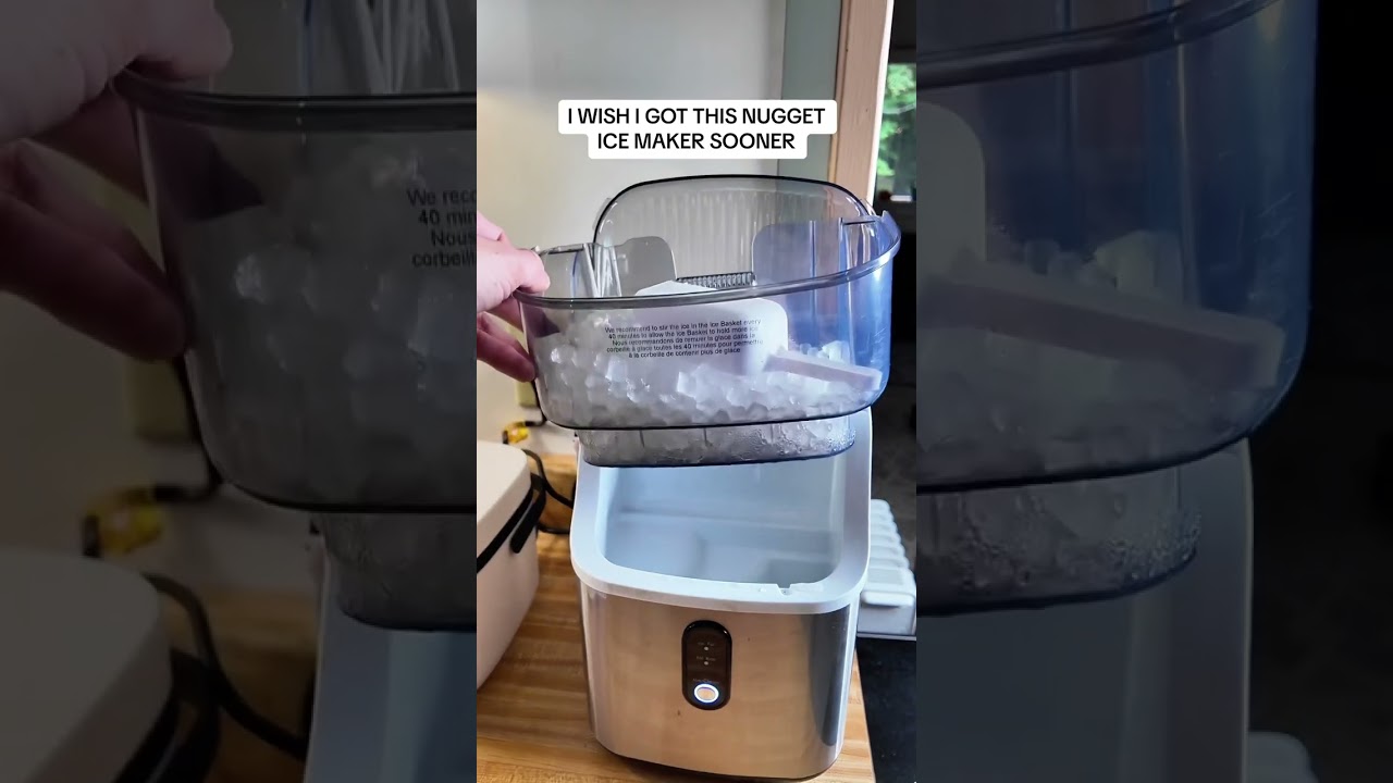 I love this portable ice maker! It makes the perfect nugget ice cubes! #nuggeticemaker