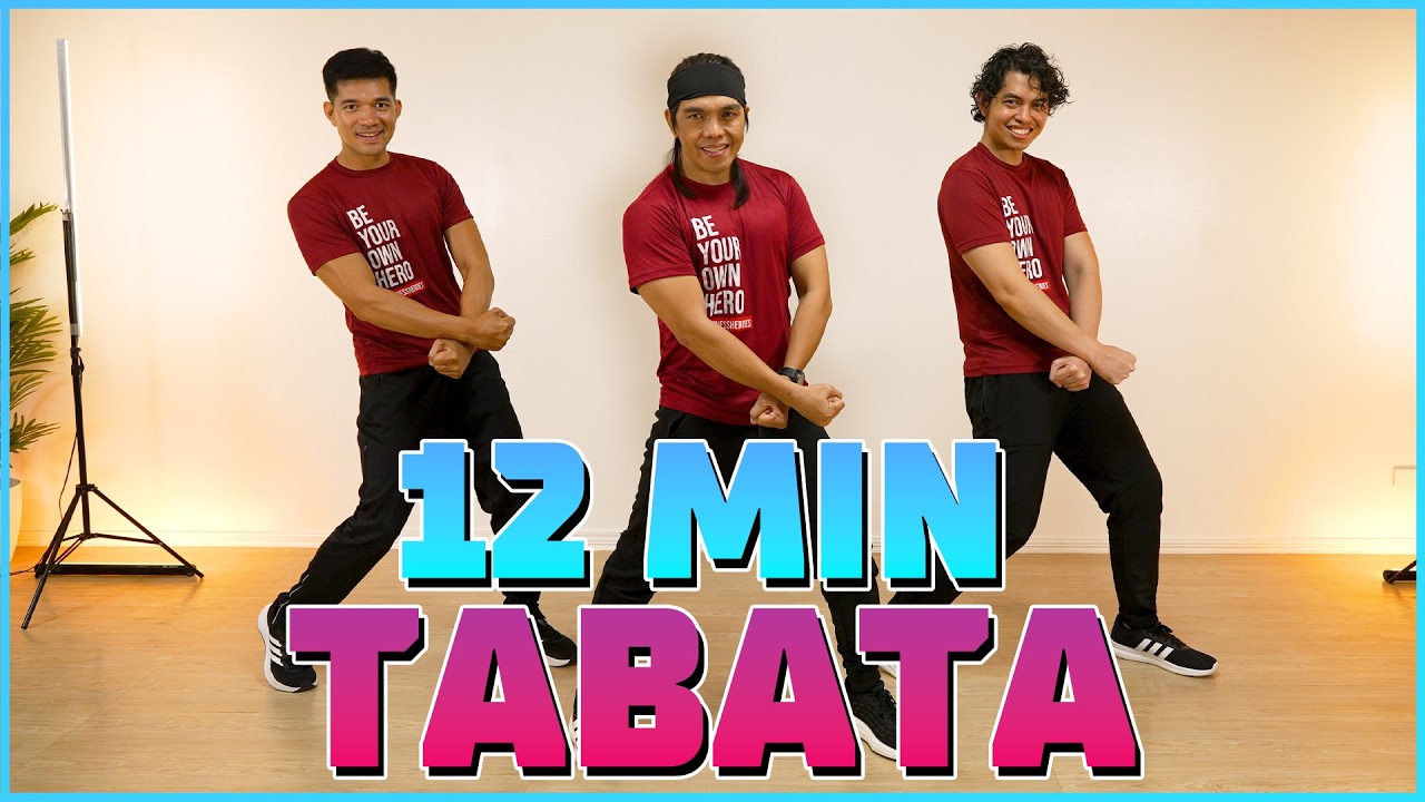 12 MINUTE | TABATA WORKOUT | FULL BODY | No equipment | FH#179