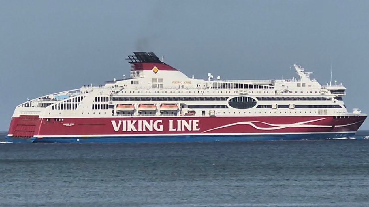Viking line: M/S Viking XPRS leaving Tallinn