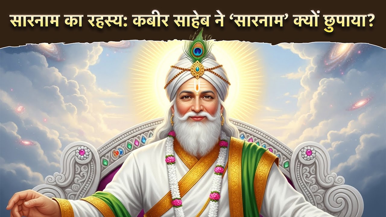 सारनाम का रहस्य: कबीर साहेब ने ‘सारनाम’ क्यों छुपाया? | Sant Rampal Ji Satsang | SATLOK ASHRAM