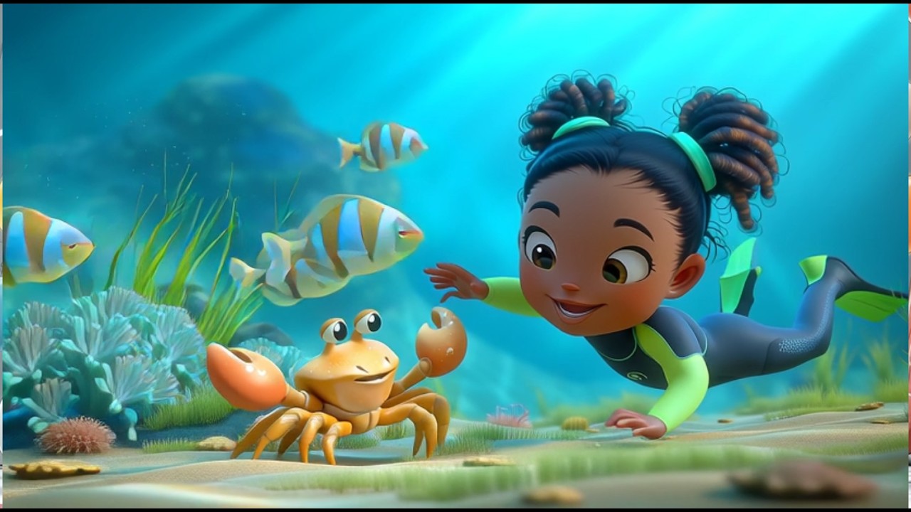 Peixe vivo e Caranguejo não é peixe🐳🐬🦀🎶| Aira e seus Amigos | Música Infantil 3D | Kids 3D Animation