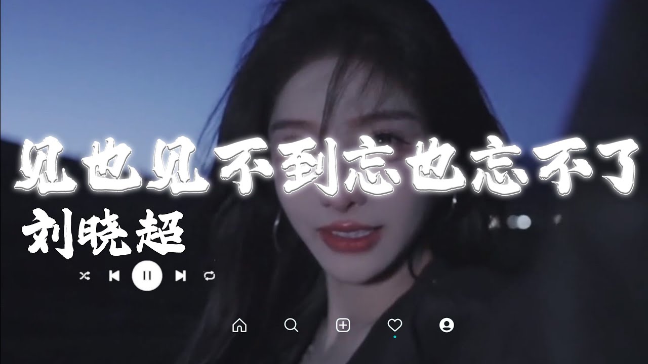 刘晓超 - 见也见不到忘也忘不了『我爱上一个不可能的人，只要想起心就一次一次疼，舍不得又难成婚，遗憾伴终生』抖音最火｜【动态歌词MV】