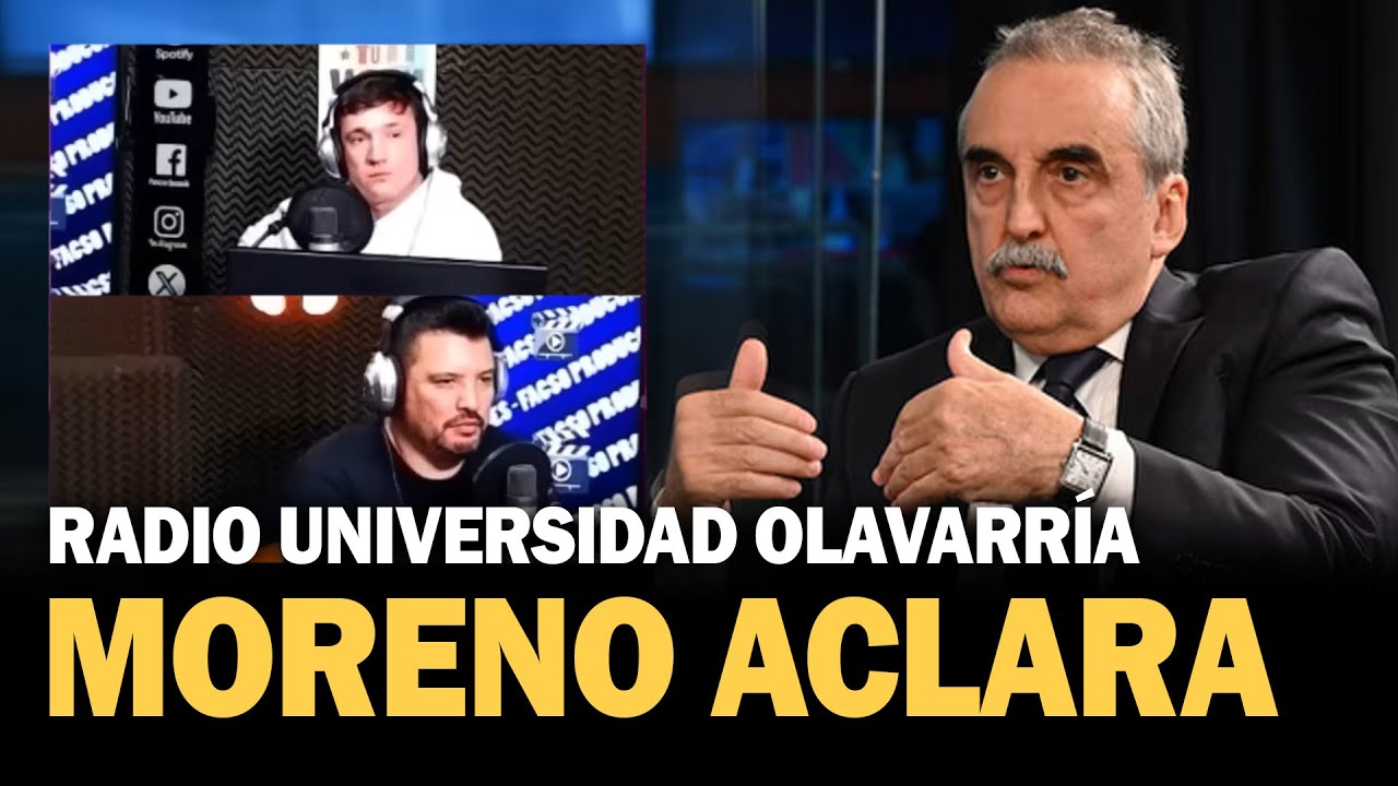 Guillermo Moreno en Radio Universidad Olavarría 28/11/25