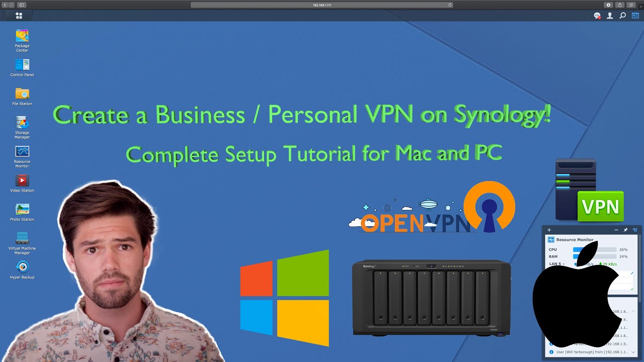 Сервер OpenVPN на NAS-устройстве Synology! Полное руководство по настройке безопасного подключени...