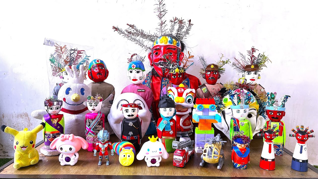Ayo! Unboxing ondel ondel mini, Ondel Ondel Betawi, Ondel Besar, Barongsai, Mixue, Ondel ondel Lucu