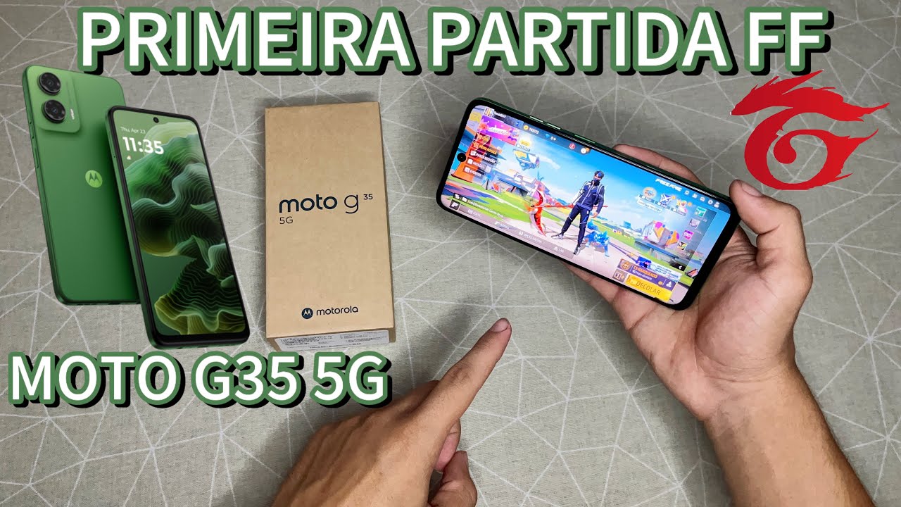 PRIMEIRA PARTIDA DE FF NO MOTO G35 5G