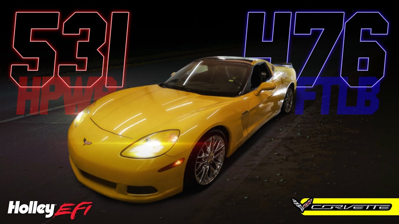 C6 Corevette — нагнетатель Edelbrock E Force — переход с SCT на HP Tuners и настройка на динамометре