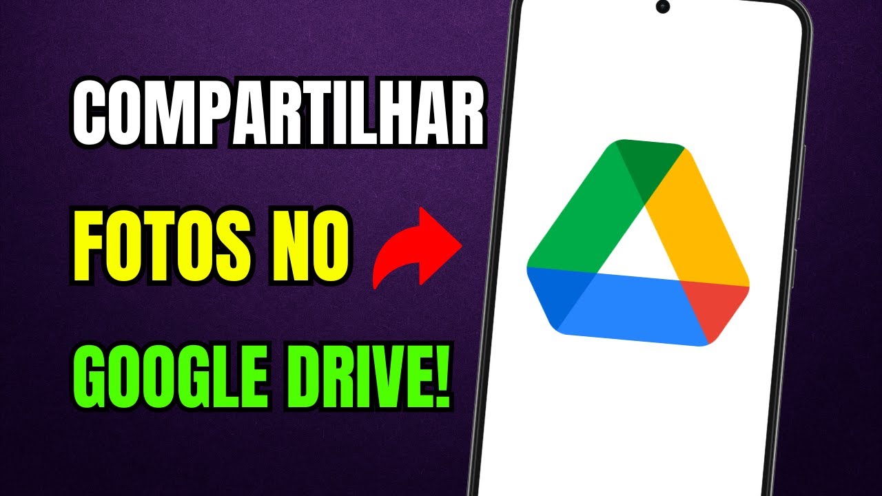 COMO COMPARTILHAR FOTOS NO GOOGLE DRIVE PELO CELULAR