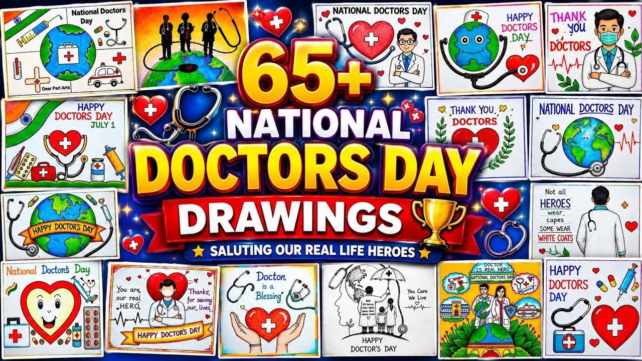 National Doctors Day Drawings Amazing/Doctors Day Poster/Doctors Day Best Drawing/Happy Doctors Day
