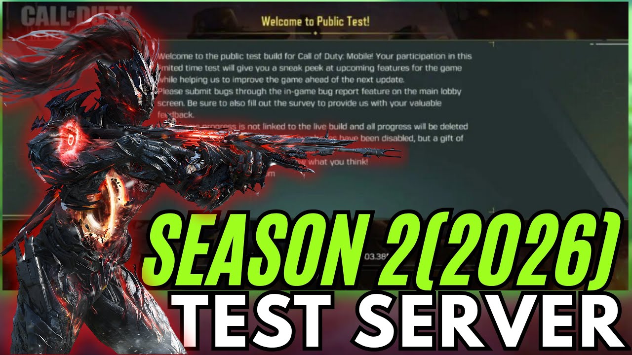 Cod Mobile Season 2 Test Server 2026 | Official Link, Release Date & Full Details | Codm Test Server