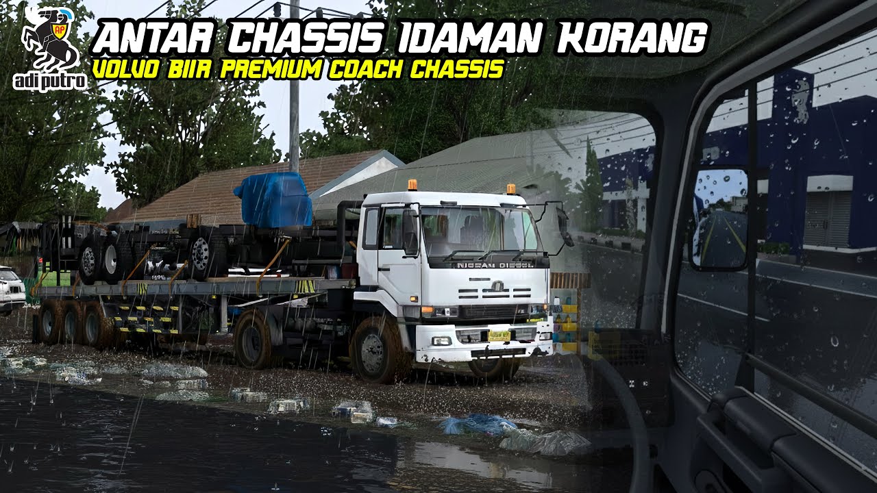 Detik detik Krusial!! Pengiriman chassis premium Volvo B11R Cikal bakal bus mewah indonesia