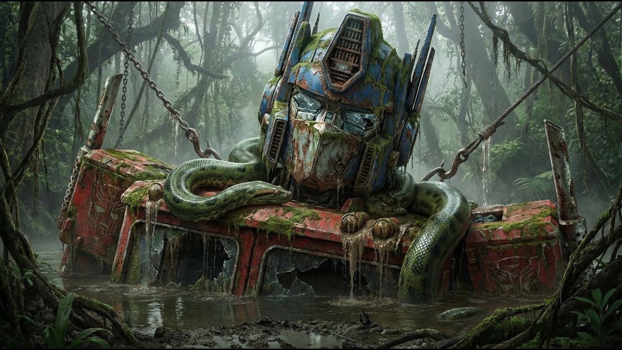 Restoring Abandoned Optimus Prime in Amazon Jungle: 1000 Hours in 20 Minutes | ASMR