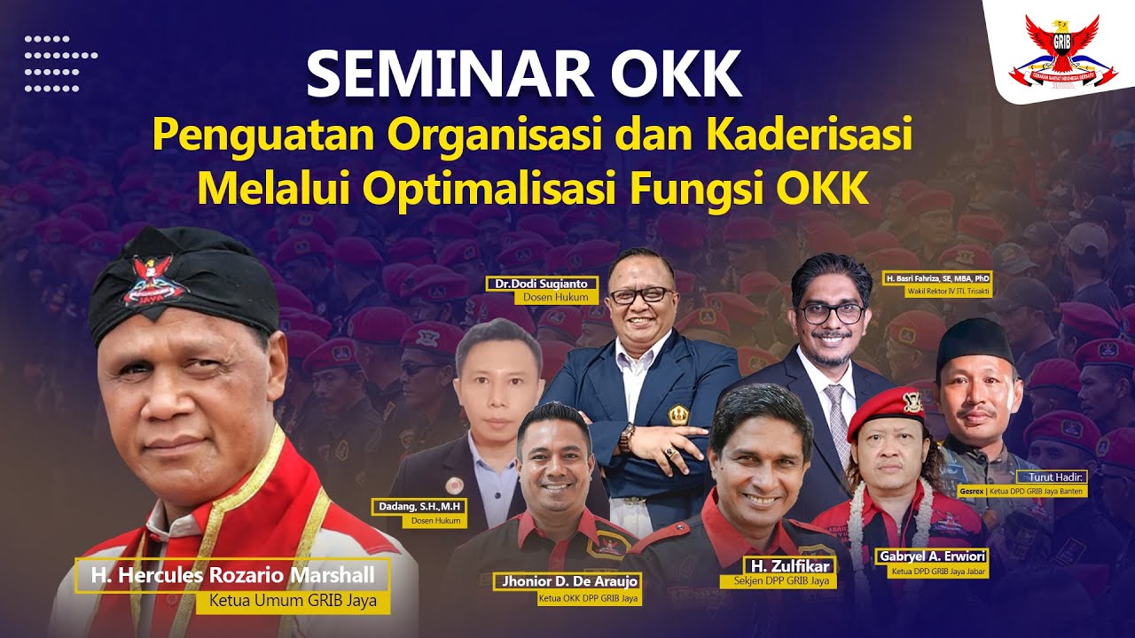 LIVE | Penguatan Organisasi dan Kaderisasi Melalui Optimalisasi Fungsi OKK