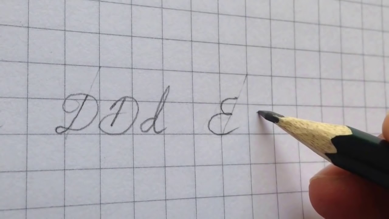 Cómo escribir en letra cursiva. Ejercicio N° 12 (Parte 1)