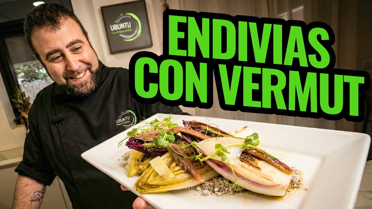 ¿Tienes 15 minutos? Tienes un plato de endivias con vermut increíble