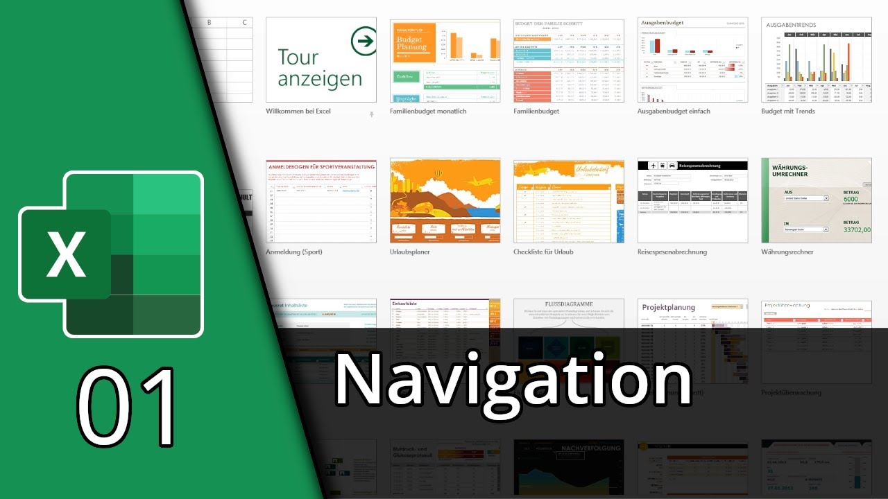 Excel lernen #01 ✅ Navigation und erste Funktionen