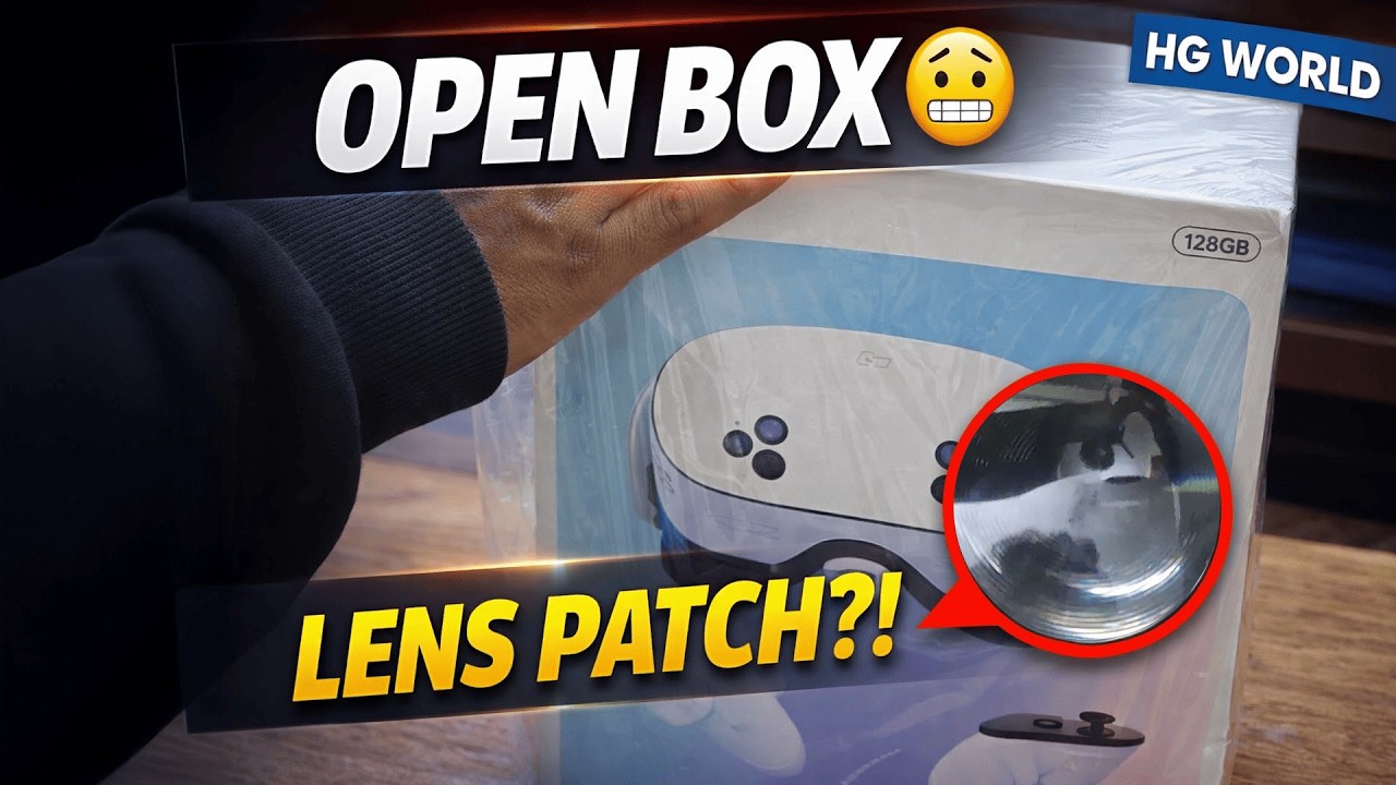 HG World se Quest 3S liya… Screen/Lens pe patch nikla 😭 | Open Box Reality