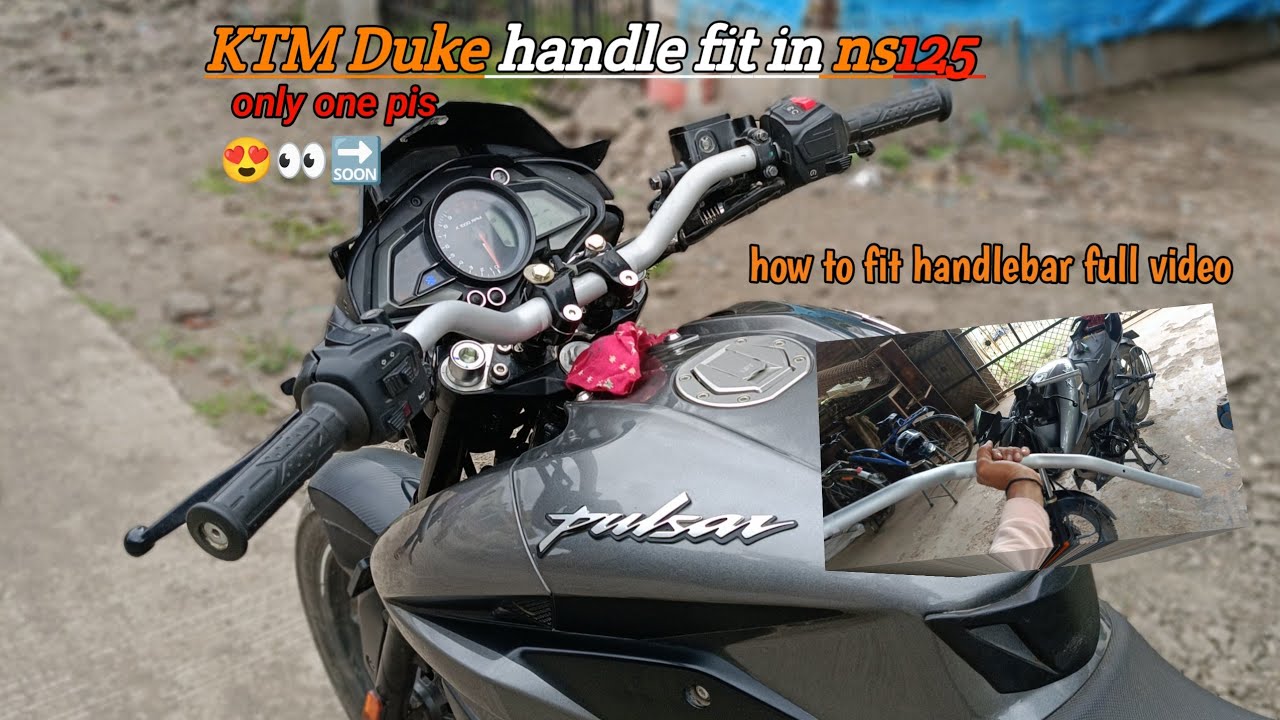KTM DUKE🥵 HANDLEBAR FITTING😍 IN NS125 FULL VIDEO 😍🔜... #modified #ns125 #ktm #duke #handlebar #ns200