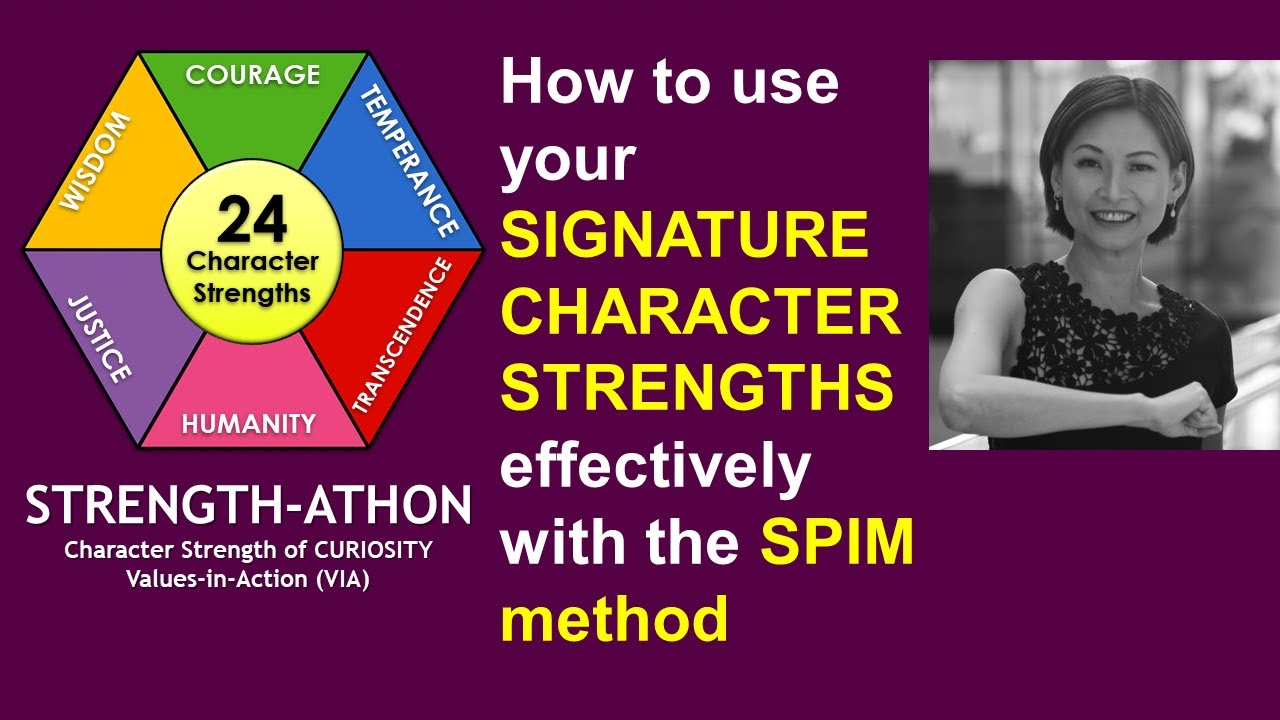 How to use your Signature Character Strengths effectively with the SPIM method | VIA | Profile | Joy
