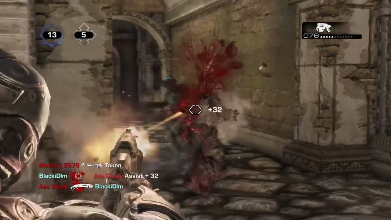 INSANE 25 KILL COMEBACK - GEARS OF WAR 3