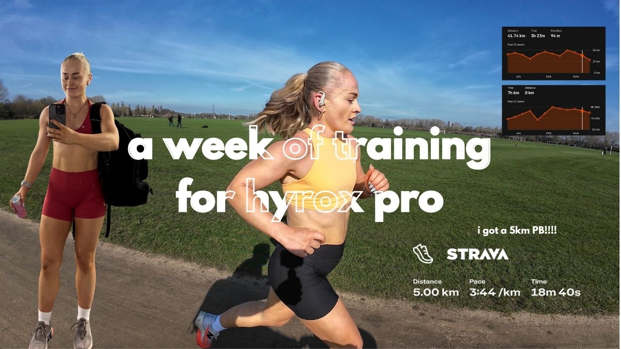 a week of training, 5km PB & life is messy BTS...