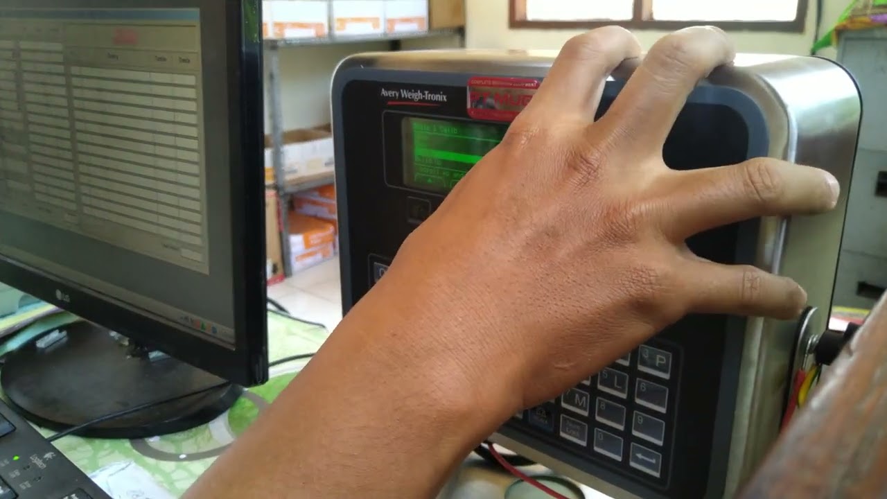 Cara Kalibrasi Timbangan Merk Avery Weigh - Tronix Tipe ZM510
